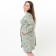 Women's robe, olive color, size 50