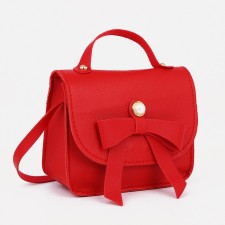 Baby bag on a magnet, red color