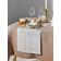 The path to the Ethel StraightForward 40 × 146 cm, flax 100%, 180 g/m², white/gray