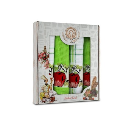 A set of wuffed napkins Diva Afrodita "Yabloko", size 45x65 cm, 4 pcs-1