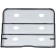 Tables for business cards, 3 compartments, tinted, gray