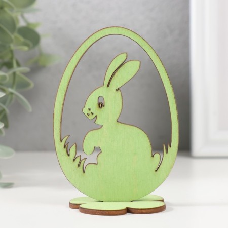 Easter decor "Rabbit" 6.5x4.7x9.3 cm (set 2 parts) Salad-3
