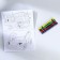Set: notebook - coloring, crayons 4 pcs. "Racer"