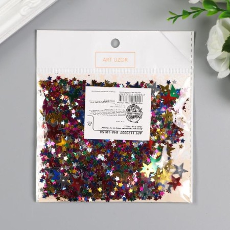 Decor for creativity set of 15 grams "Stars" 10x11.5 cm-3