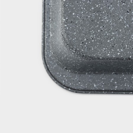 Baking sheet for baking, 42 × 28.5 × 5 cm, anti -stick coating, color gray color-4