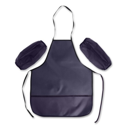 Apron for labor + sleevens, 550 x 440/250 x 160 mm, size M (height 122-158), calligrata gray-1