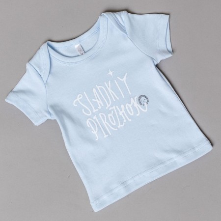 Children's T -shirt, height 62 cm, blue color