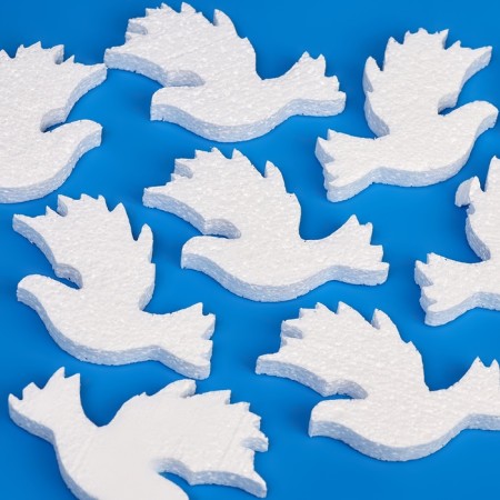 The blank of the foam "pigeon", 9 x 1 cm, set 10 pieces-2