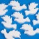 The blank of the foam "pigeon", 9 x 1 cm, set 10 pieces