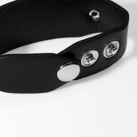 Bracelet Skin "Japan" of the leaf ninja, ring 18 size, color silver-black-3