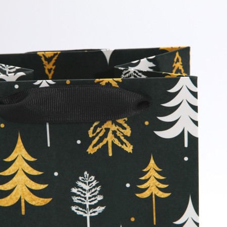 Package for the bottle "Christmas tree", 13 x 36 x 10 cm, New Year-3