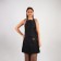 Apron for the master, denim, black color