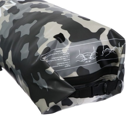 Yugana hairshome, PVC, waterproof 30 liters, one belt, camouflage-8