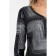 Female dress, size 46, black color, silver