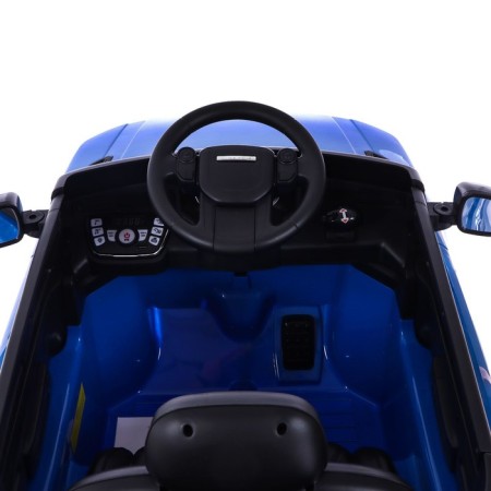 Range Rover Sport SVR electric car, blue color-6