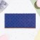 Money envelope "Congratulations!" Cutting, embossing, patterns, blue background, 8x17 cm
