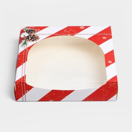 Folding box "New Year", 20 x 20 x 5 cm, new year-1