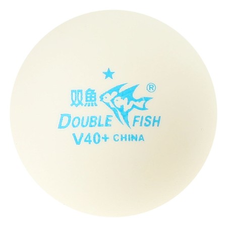 Table tennis balls Double Fish, 1 star, 10 pcs., Diameter 40+-1