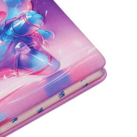 Notebook Gift Book 96l, line, color cut, PVC cover 3D Bear (17.7x12.4cm)-5