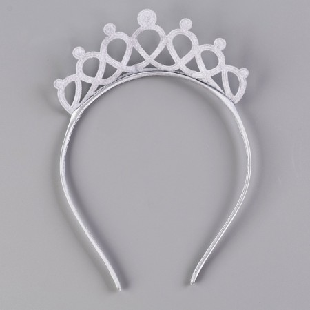 Carnival set "Stylish Princess": rim, blue dress, height 104-110 cm-10