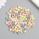 Beads for the creativity of PVC "Ring. Summer Rain" set of 112 pcs 0.7x0.7x0.3 cm