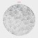 Set of serving napkins on the table "Fan", d = 38 cm, 4 pcs, silver color