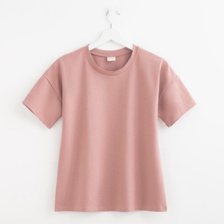Women's T-shirt Basic Line, dusty pink color, rr 42-4