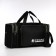 Road bag on lightning, 3 outer pockets, long belt, black color/hack