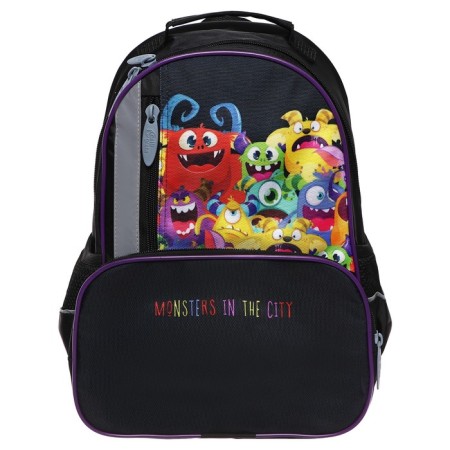 School backpack, 37 x 26 x 13 cm, ergonomic back, Calligrata ORT "MONTRICS"-6