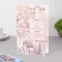 Postcard "On this happy day!" embossing, congruen, cake, arch, white tones, 19x29 cm
