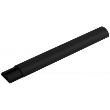 Cable-channel ERA KK-30-13-GR semicircular graphite 30x13 mm