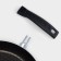 ALFA pan, D = 28 cm, removable handle, glass cover, anti -stick coating, burgundy color