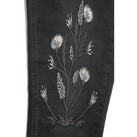 Women's jeans modeling CONTE ELEGANT, size M, Black color-4