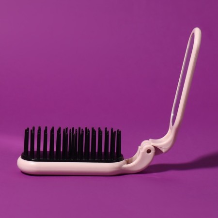 The comb is massage, folding, with a mirror, 3 × 10 cm, color mix-9