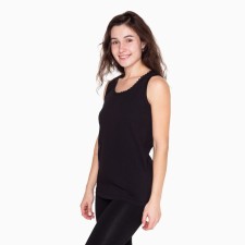 T -shirt female, black color, size 44