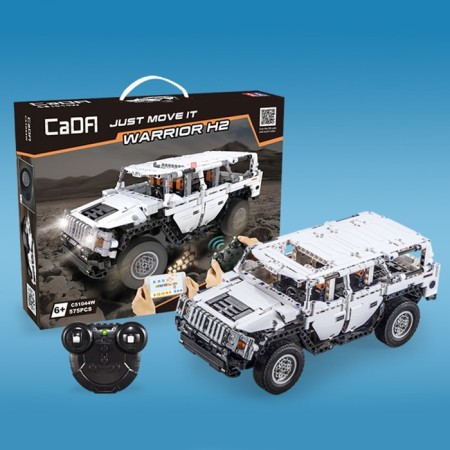 Radio -controlled designer "SUV", 575 parts, 2 control options-7