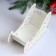 New Year. Wooden Kashpo, 23 × 10 × 14 cm "New Year. Sledi", gift packaging, white
