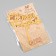 Topper "Happy Birthday" with stars, italics, gold, give beautifully