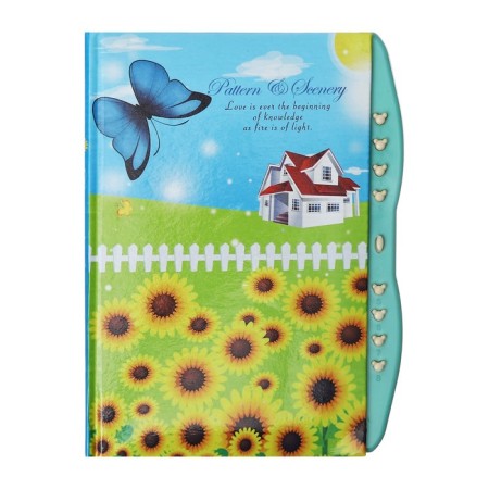 Notebook Gift Book on the castle, A6+, 48 sheets, line, "Butterfly", mix-3