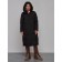 Coat insulated winter female, size 48, black color