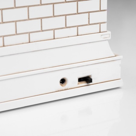 LED figure "Wonderful fireplace", 26x10x18 cm, music, aah3, USB, glow warm white-6
