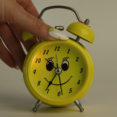 Clock - desktop an alarm clock, 12.5 x 8 cm, d -6 cm-3