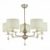 Suspended EVOLUCE lamp. Sle107703-05. Elida. 5x40 W, E14, 69.5x69.5x34 cm, Shampan