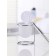 Axentia toilet from chrome wire, 10.5x35x12 cm