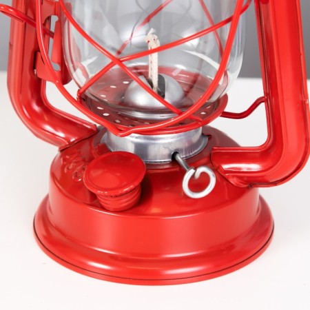 Kerosene lamp decorative red 11.5*15*25 cm Risalux-3