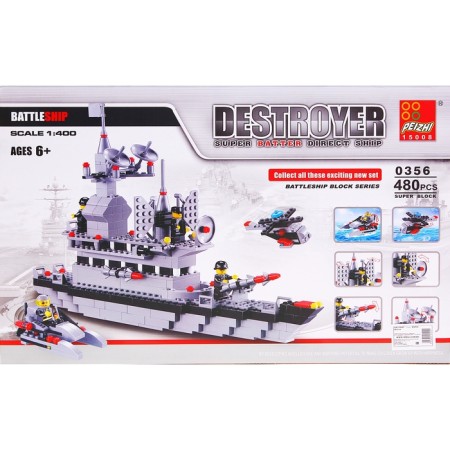 Constructor "Military Boat", 480 parts-1