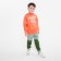 Children's sweatshirt, coral color, height 104 cm