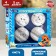 Set for creativity Christmas balls for coloring “Let dreams come true”, set 4 pcs