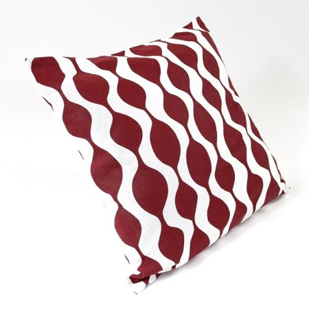 Case on the pillow Traffic Cuts & Pieces, 45x45 cm, burgundy color-6
