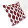 Case on the pillow Traffic Cuts & Pieces, 45x45 cm, burgundy color